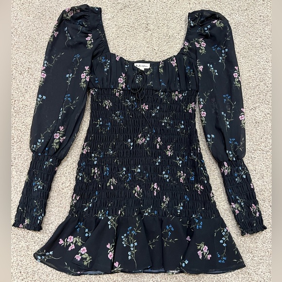 For Love and Lemons black dixon mini dress - Picture 4 of 6